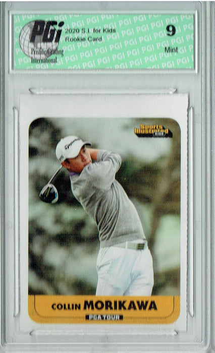 Collin Morikawa 2020 S.I. for Kids #938 1st Card Ever Rookie Card PGI 9 Mint