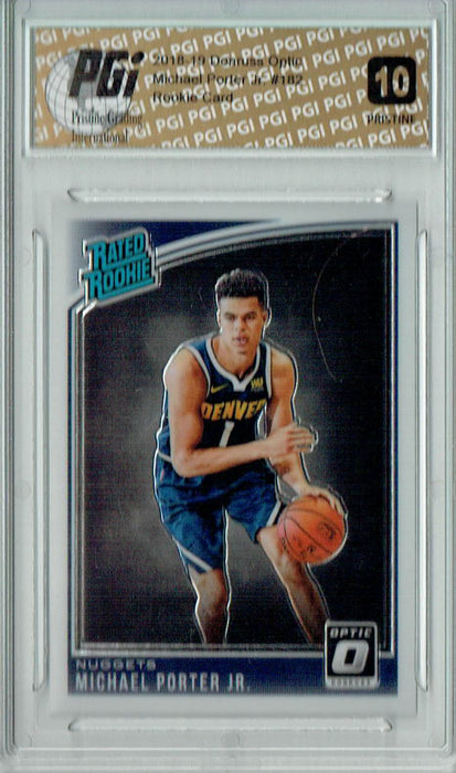 Michael Porter Jr. 2018 Donruss Optic #182 PRISTINE Rookie Card PGI 10