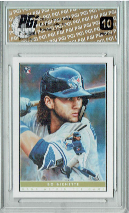 Bo Bichette 2020 Topps Game Within the Game #4 PRISTINE Rookie Card PGI 10