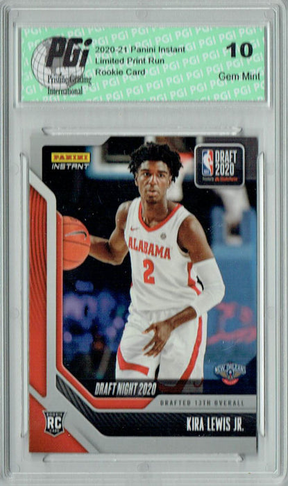 Kira Lewis Jr. 2020 Panini Instant Draft Night #DN17 299 Made Rookie Card PGI 10