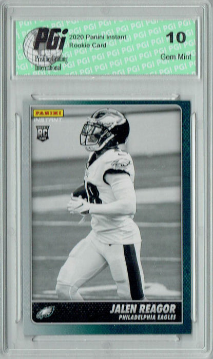 jalen Reagor 2020 Panini Instant Black & White #BW26 1 of 518 Rookie Card PGI 10