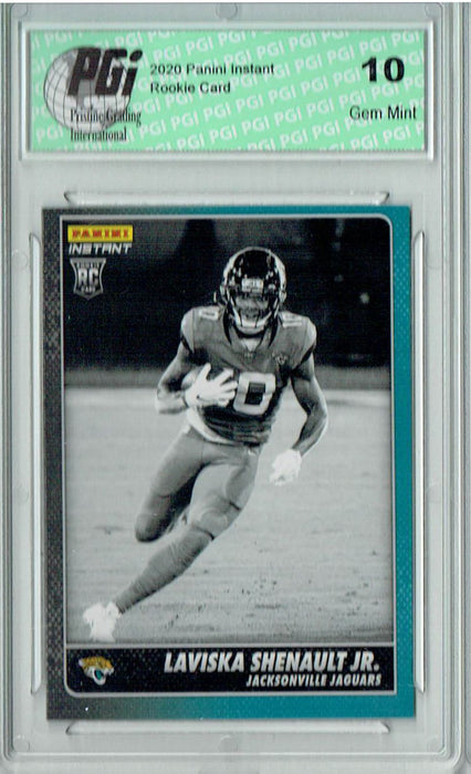 Laviska Shenault Jr. 2020 Panini Black & White #BW28 1/518 Rookie Card PGI 10