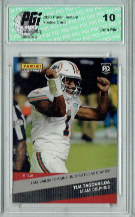 Tua Tagovailoa 2020 Panini Instant #122 1 of Just 341 Made Rookie Card PGI 10