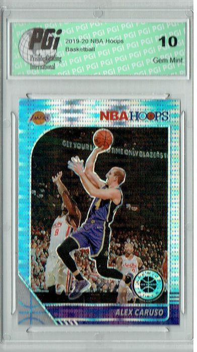 Alex Caruso 2019 NBA Hoops #5 Pulsar Premium Stock Card PGI 10