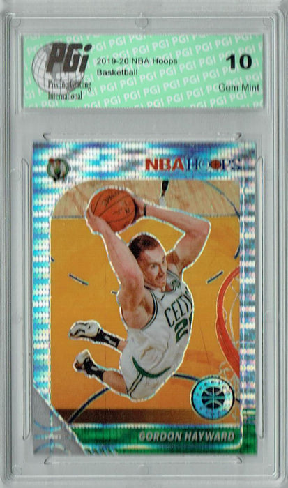 Gordon Hayward 2019 NBA Hoops #9 Pulsar Premium Stock Card PGI 10