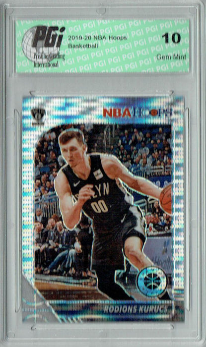 Rodions Kurucs 2019 NBA Hoops #17 Pulsar Premium Stock Card PGI 10