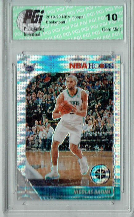 Nicolas Batum 2019 NBA Hoops #22 Pulsar Premium Stock Card PGI 10