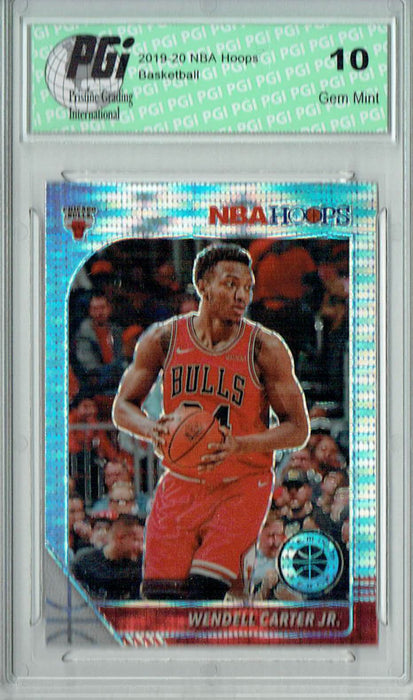 Wendell Carter Jr. 2019 NBA Hoops #29 Pulsar Premium Stock Card PGI 10