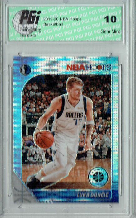 Luka Doncic 2019 NBA Hoops #39 Pulsar Premium Stock Card PGI 10