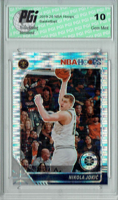 Nikola Jokic 2019 NBA Hoops #47 Pulsar Premium Stock Card PGI 10