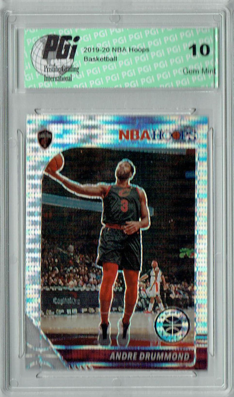 Andre Drummond 2019 NBA Hoops #54 Pulsar Premium Stock Card PGI 10