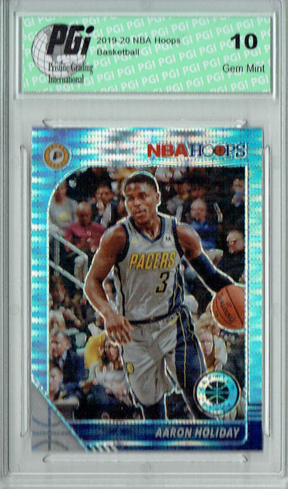 Aaron Holiday 2019 NBA Hoops #74 Pulsar Premium Stock Card PGI 10