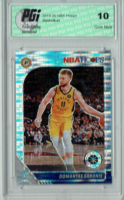 Domantas Sabonis 2019 NBA Hoops #76 Pulsar Premium Stock Card PGI 10