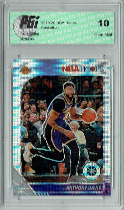 Anthony Davis 2019 NBA Hoops #89 Pulsar Premium Stock Card PGI 10