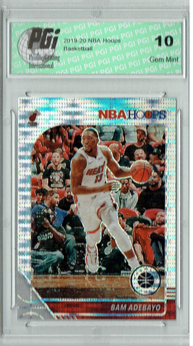 Bam Adebayo 2019 NBA Hoops #95 Pulsar Premium Stock Card PGI 10