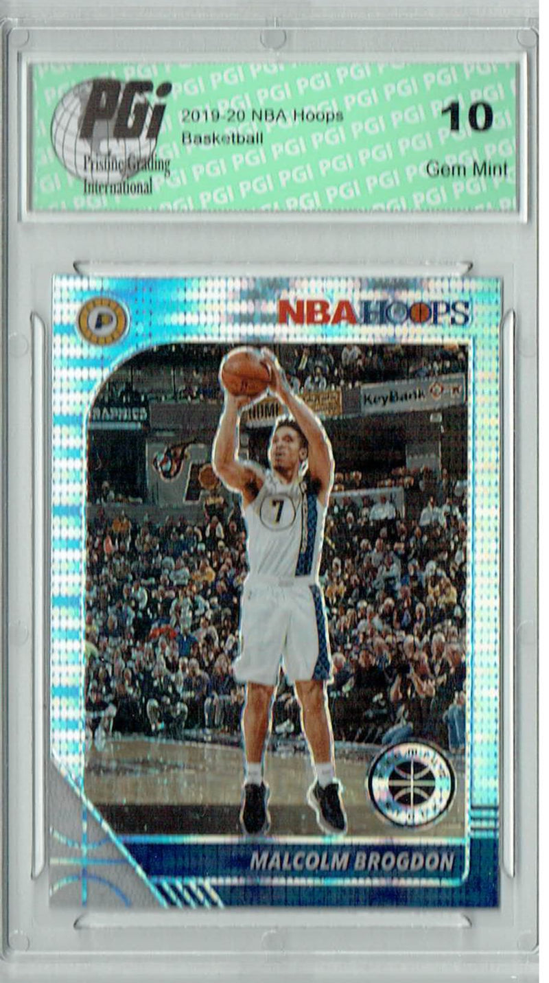 Malcolm Brogdon 2019 NBA Hoops #104 Pulsar Premium Stock Card PGI 10