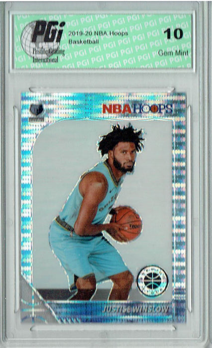 Justise Winslow 2019 NBA Hoops #100 Pulsar Premium Stock Card PGI 10