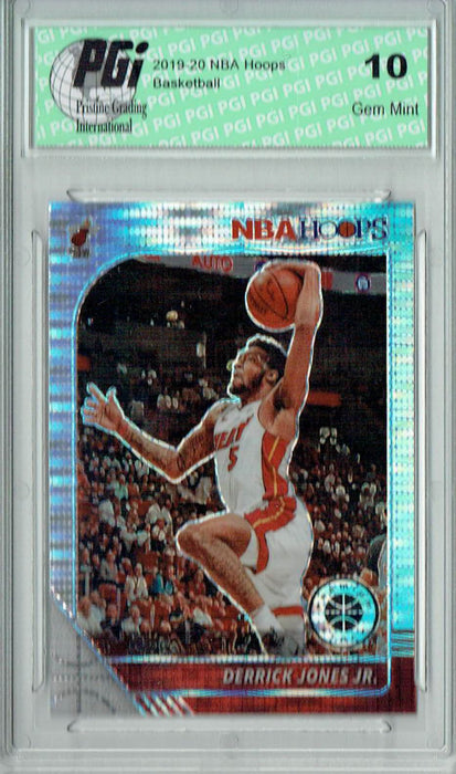 Derrick Jones Jr. 2019 NBA Hoops #101 Pulsar Premium Stock Card PGI 10