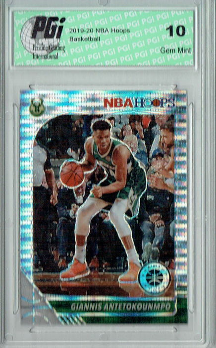 Giannis Antetokounmpo 2019 NBA Hoops #102 Pulsar Premium Stock Card PGI 10