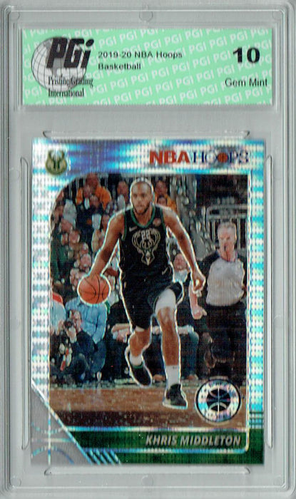 Khris Middleton 2019 NBA Hoops #107 Pulsar Premium Stock Card PGI 10