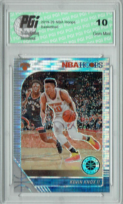 Kevin Knox II 2019 NBA Hoops #123 Pulsar Premium Stock Card PGI 10