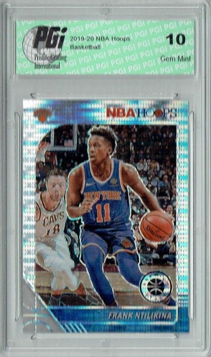 Frank Ntilikina 2019 NBA Hoops #125 Pulsar Premium Stock Card PGI 10