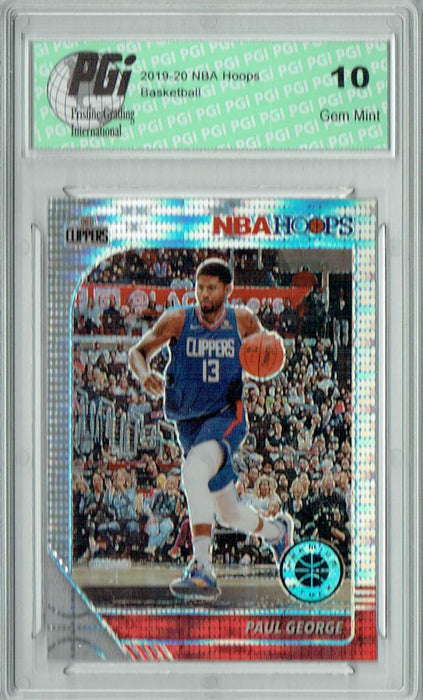 Paul George 2019 NBA Hoops #132 Pulsar Premium Stock Card PGI 10