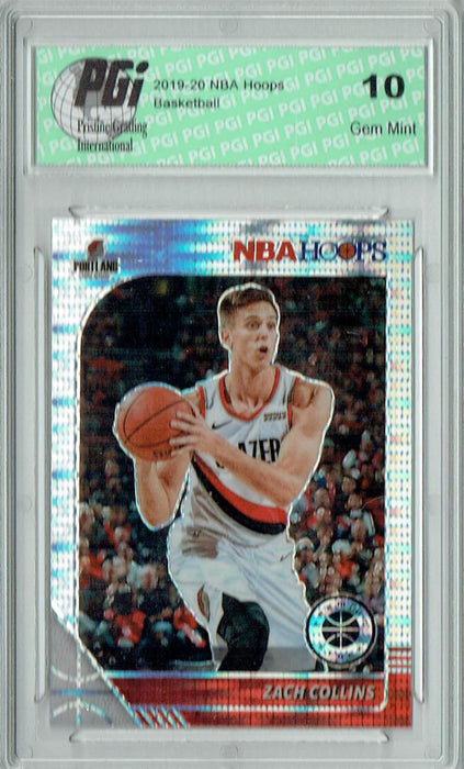 Zach Collins 2019 NBA Hoops #159 Pulsar Premium Stock Card PGI 10