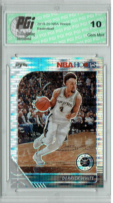 Derrick White 2019 NBA Hoops #176 Pulsar Premium Stock Card PGI 10