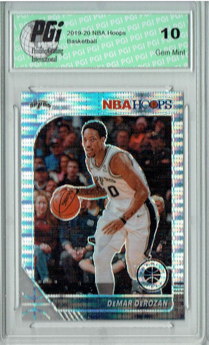 DeMar DeRozan 2019 NBA Hoops #172 Pulsar Premium Stock Card PGI 10