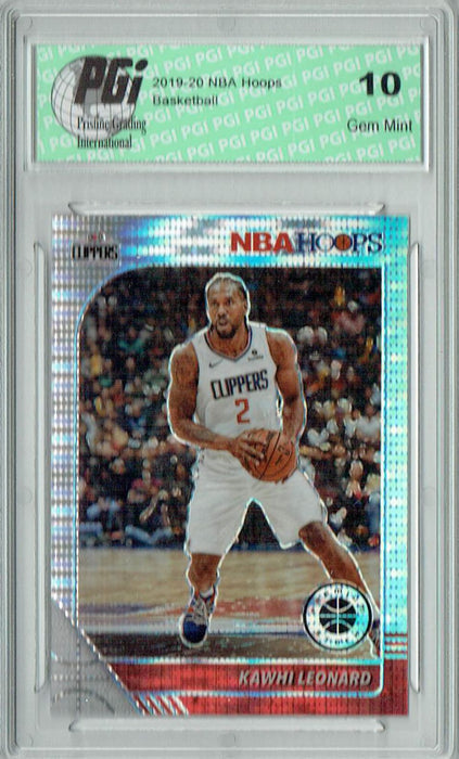 Kawhi Leonard 2019 NBA Hoops #177 Pulsar Premium Stock Card PGI 10