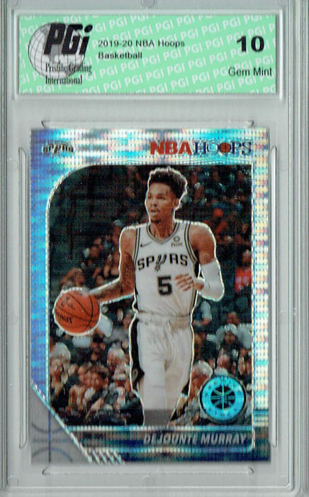 Dejounte Murray 2019 NBA Hoops #174 Pulsar Premium Stock Card PGI 10