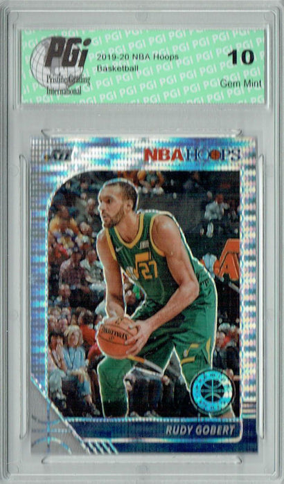 Rudy Gobert 2019 NBA Hoops #187 Pulsar Premium Stock Card PGI 10