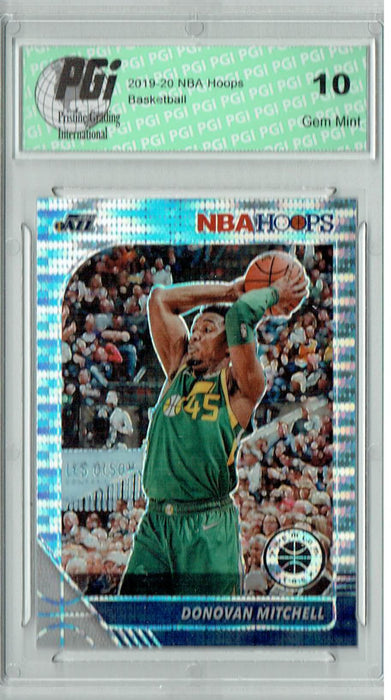 Donovan Mitchell 2019 NBA Hoops #185 Pulsar Premium Stock Card PGI 10