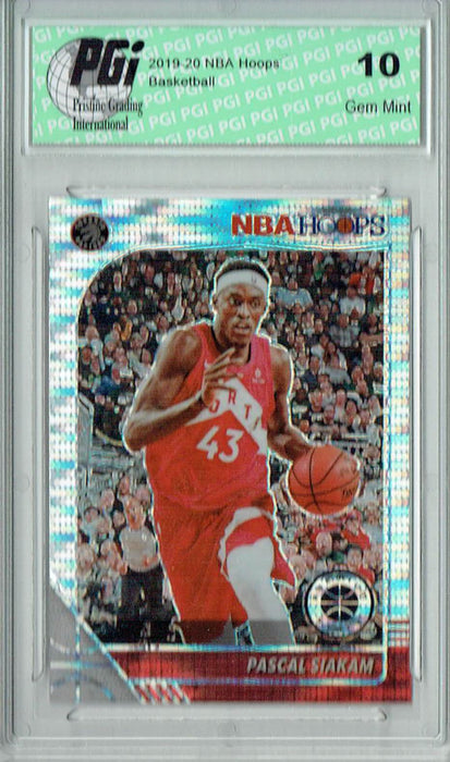 Pascal Siakam 2019 NBA Hoops #182 Pulsar Premium Stock Card PGI 10