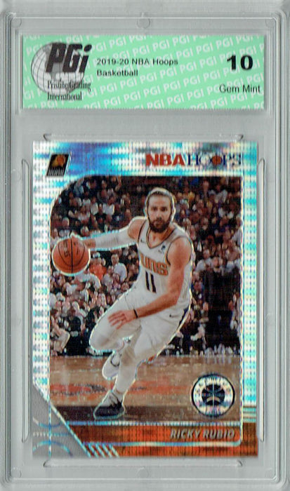 Ricky Rubio 2019 NBA Hoops #189 Pulsar Premium Stock Card PGI 10