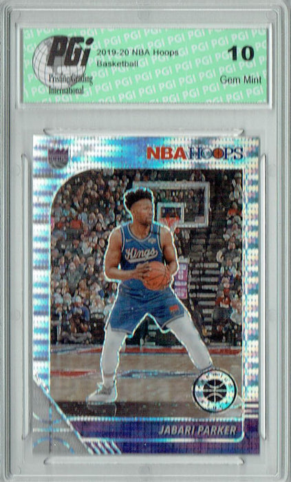 Jabari Parker 2019 NBA Hoops #195 Pulsar Premium Stock Card PGI 10