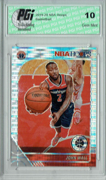 John Wall 2019 NBA Hoops #191 Pulsar Premium Stock Card PGI 10