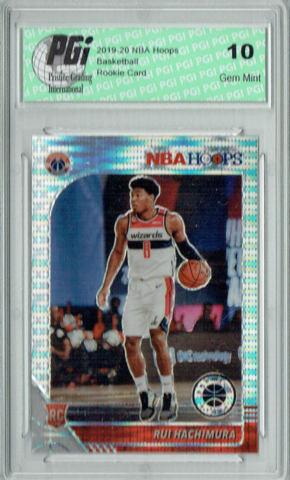 Rui Hachimura 2019 NBA Hoops #206 Pulsar Premium Stock Rookie Card PGI 10