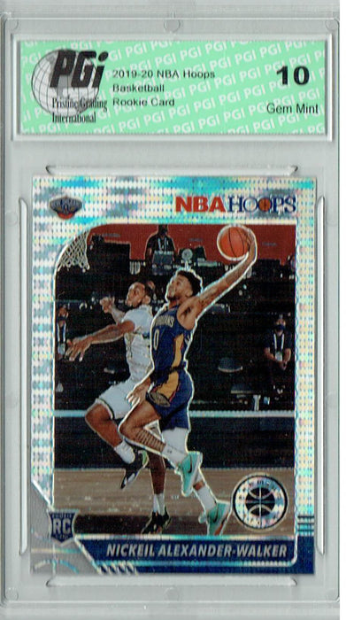 Nickeil Alexander-Walker 2019 Hoops #214 Pulsar Premium Stock Rookie Card PGI 10