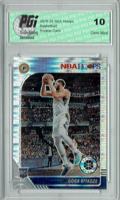 Goga Bitadze 2019 NBA Hoops #215 Pulsar Premium Stock Rookie Card PGI 10