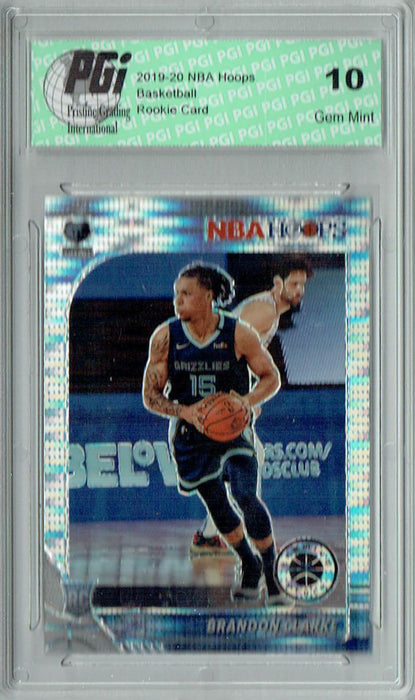 Brandon Clarke 2019 NBA Hoops #217 Pulsar Premium Stock Rookie Card PGI 10