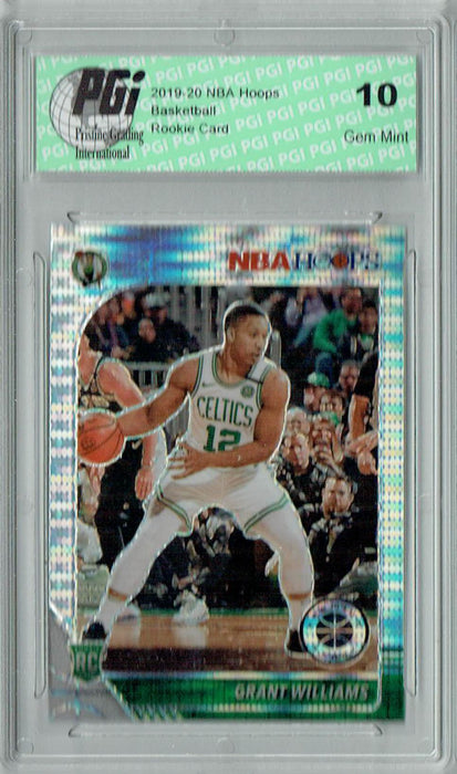 Grant Williams 2019 NBA Hoops #218 Pulsar Premium Stock Rookie Card PGI 10