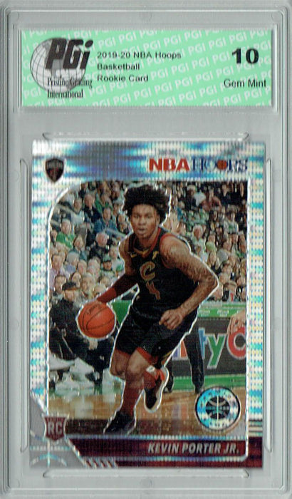 Kevin Porter Jr. 2019 NBA Hoops #225 Pulsar Premium Stock Rookie Card PGI 10