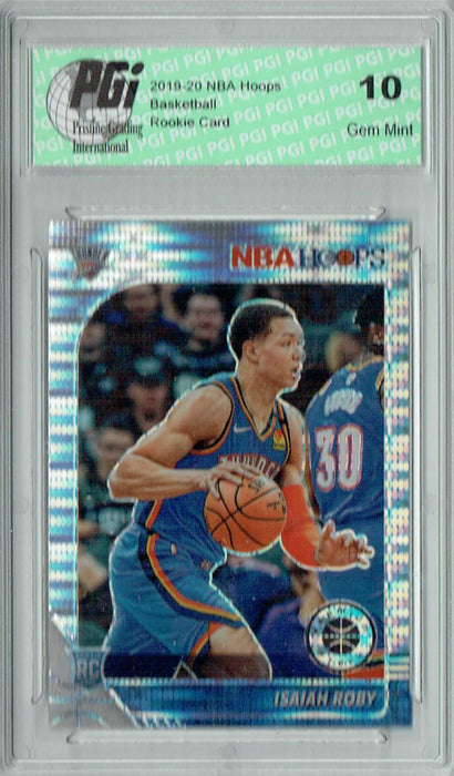 Isaiah Roby 2019 NBA Hoops #234 Pulsar Premium Stock Rookie Card PGI 10