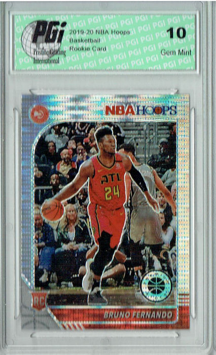 Bruno Fernando 2019 NBA Hoops #228 Pulsar Premium Stock Rookie Card PGI 10