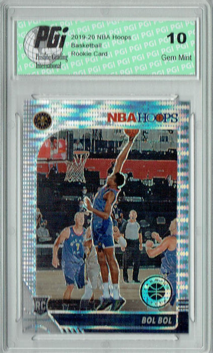 Bol Bol 2019 NBA Hoops #233 Pulsar Premium Stock Rookie Card PGI 10