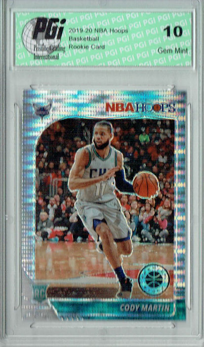 Cody Martin 2019 NBA Hoops #229 Pulsar Premium Stock Rookie Card PGI 10