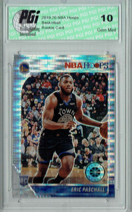 Eric Paschall 2019 NBA Hoops #230 Pulsar Premium Stock Rookie Card PGI 10