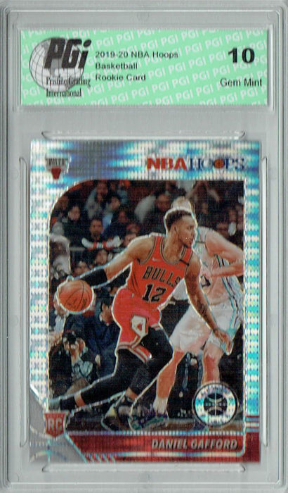 Daniel Gafford 2019 NBA Hoops #243 Pulsar Premium Stock Rookie Card PGI 10